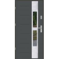 Drzwi wejściowe stalowe model PREMIUM GALA 35 INOX