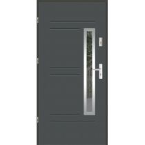 Drzwi wejściowe stalowe model PREMIUM GALA 87 INOX