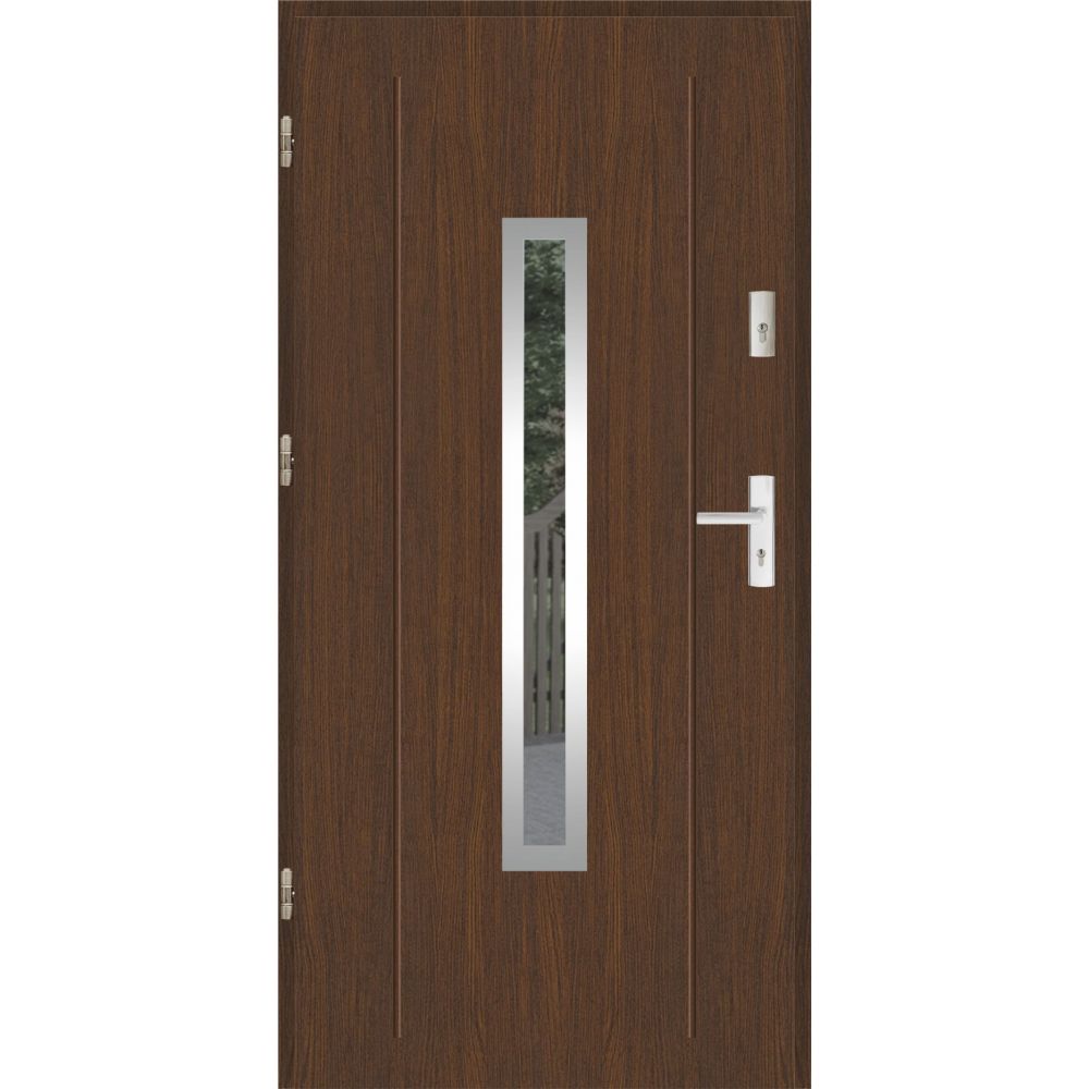 Drzwi wejściowe stalowe model PREMIUM GALA 84 INOX