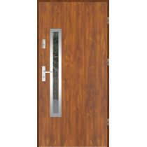 Drzwi wejściowe stalowe model PREMIUM PŁASKIE 76 INOX