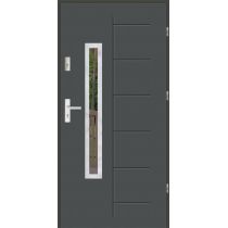 Drzwi wejściowe stalowe model PREMIUM GALA 176 INOX