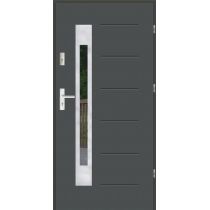 Drzwi wejściowe stalowe model PREMIUM GALA 23 INOX