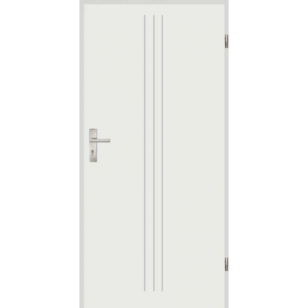 Drzwi zewnętrzne malowane techniczne model UT GALA 4