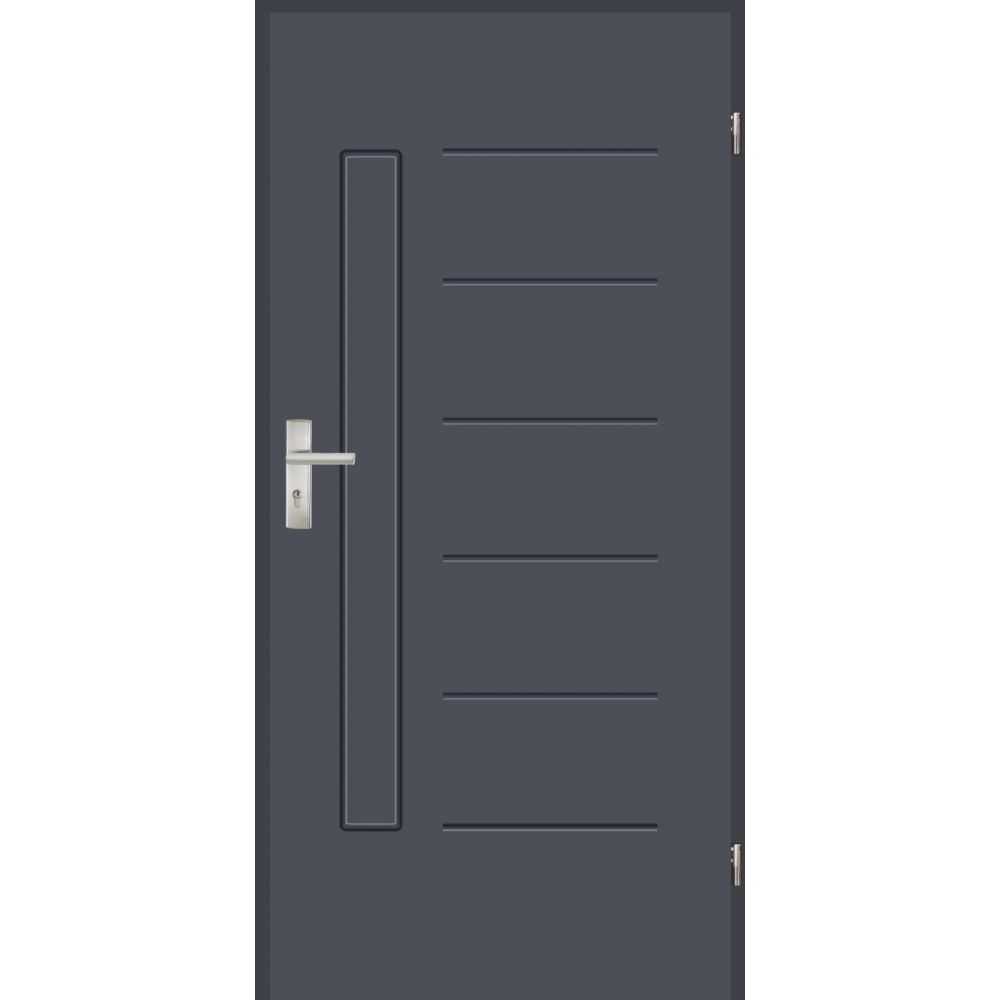 Drzwi zewnętrzne malowane techniczne model UT GALA 1