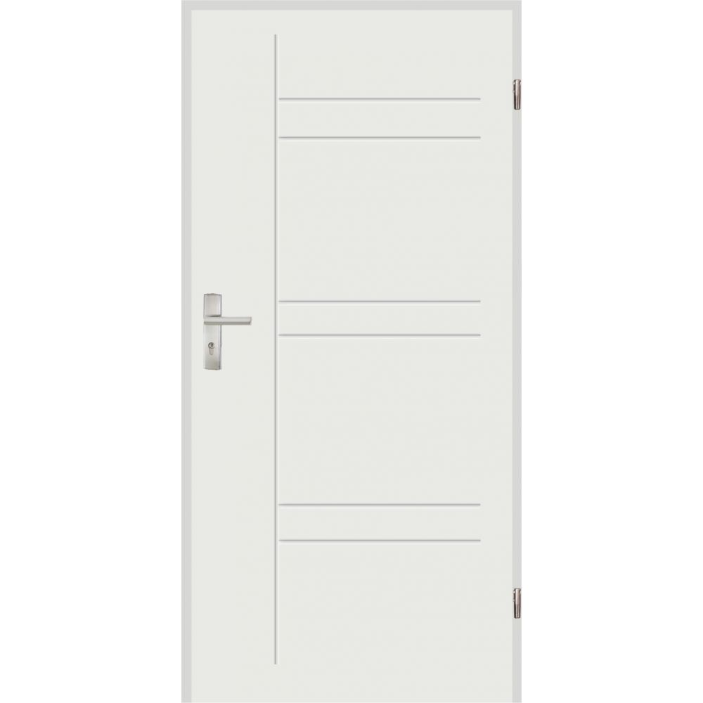 Drzwi zewnętrzne malowane techniczne model UT 46