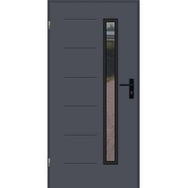 Drzwi zewnętrzne malowane techniczne model UT GALA 1S