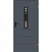 Drzwi zewnętrzne malowane techniczne model UT WIKI 2